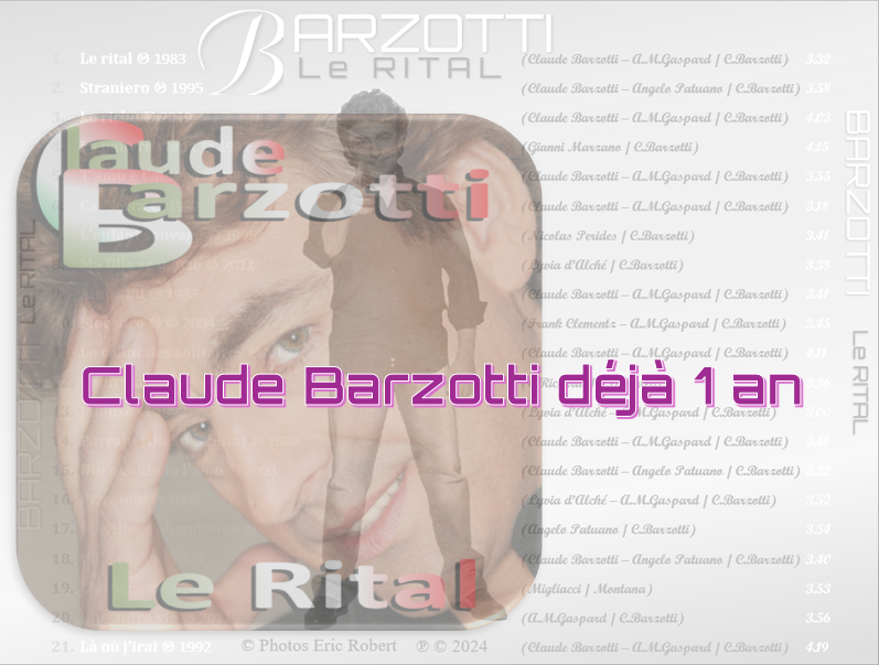 Claude barzotti 1 an